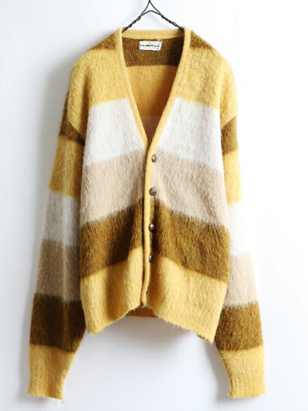 楽天市場】60's ☆ Puritan ピューリタン 太ボーダー ウール モヘア