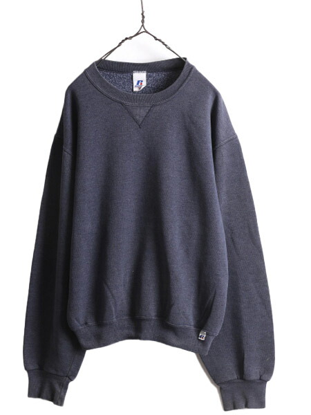 楽天市場】00s ラッセル 無地 前V スウェット メンズ レディース M