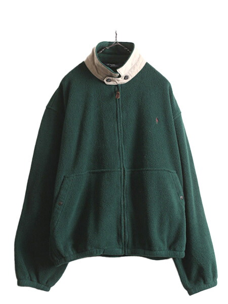 楽天市場】90s USA製 ポロ ラルフローレン フリース スイングトップ