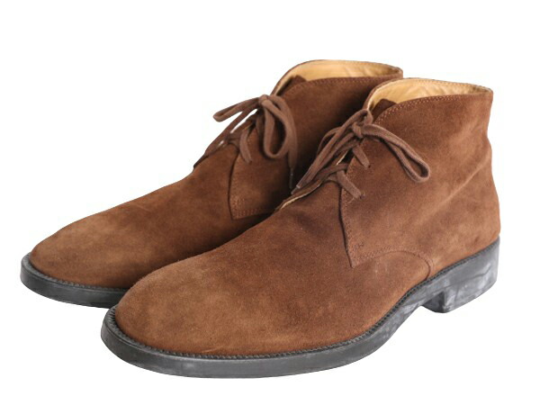 楽天市場】イタリア製 TOD'S 本革 スウェード レザー チャッカ ブーツ