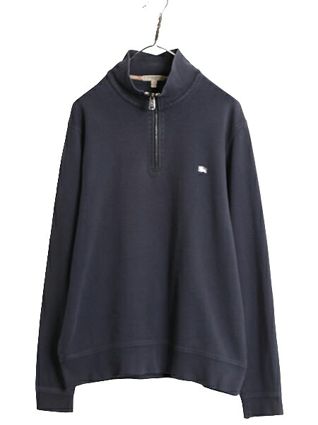 楽天市場】バーバリー ロンドン ハーフジップ スウェット メンズ XL