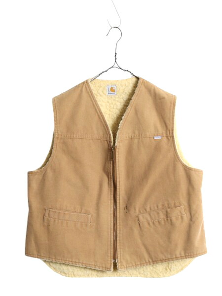 楽天市場】80s 90s カーハート 裏 ボア ダック ベスト メンズ XL 程