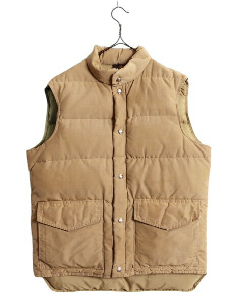 楽天市場】70s ウールリッチ ダウン ベスト メンズ M 程 古着 Woolrich