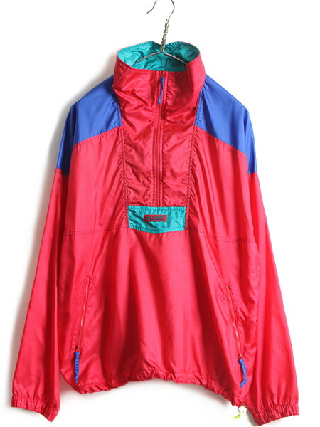 楽天市場】90s □ Columbia ジップ ハイネック プルオーバー ナイロン