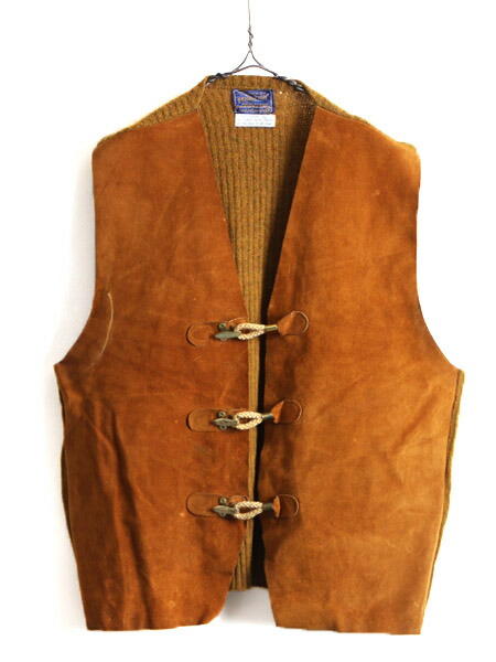 楽天市場】50s 60s ビンテージ USA製 □ ペンドルトン 本革 スエード