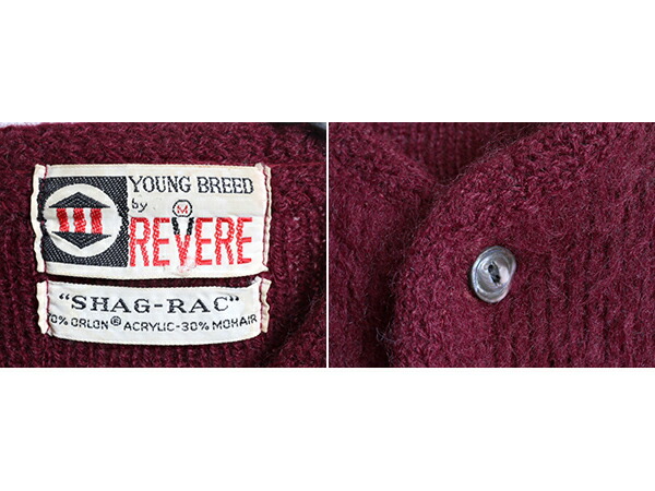楽天市場】60s ビンテージ モヘア 30% ☆ REVERE ヘンリーネック