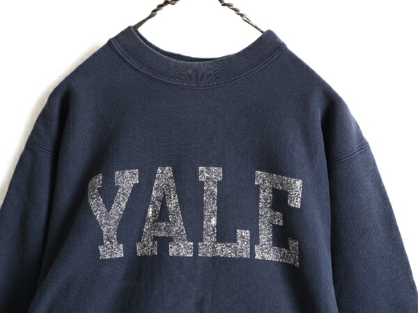 楽天市場】80s USA製 ☆ チャンピオン リバースウィーブ YALE プリント
