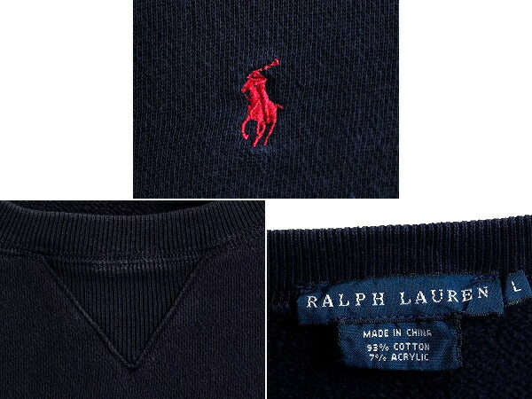 楽天市場】□ ラルフローレン 前V スウェット トレーナー ( レディース