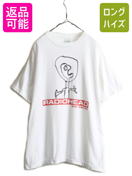 楽天市場】90s ☆ レディオヘッド プリント 半袖 Tシャツ メンズ XL