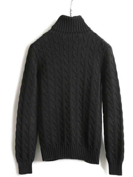 楽天市場】人気 黒 □ ラルフローレン タートルネック コットン