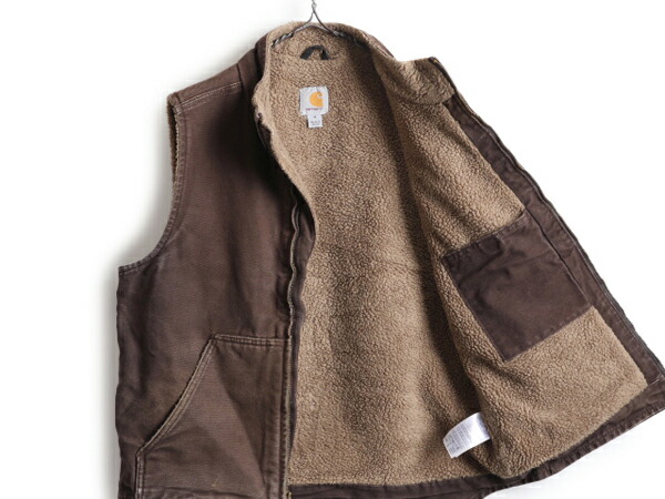 楽天市場】US企画 □ カーハート モックネック 裏 ボア ダック ベスト