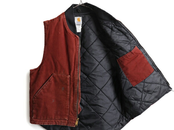 楽天市場】US企画 90s USA製 □ カーハート 中綿 ダック ベスト メンズ
