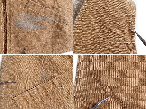 楽天市場】90s USA製 カーハート 裏 ボア ダック ベスト メンズ L