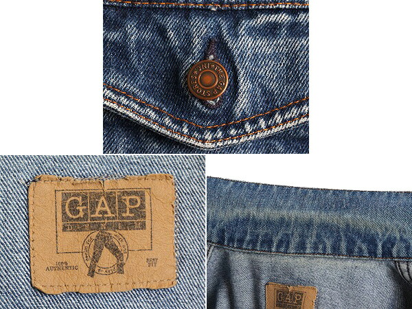 楽天市場】90s OLD GAP DENIM デニム ジャケット メンズ XS 古着 90