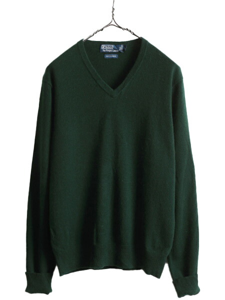 楽天市場】高級 100% カシミヤ 90s ポロ ラルフローレン Vネック