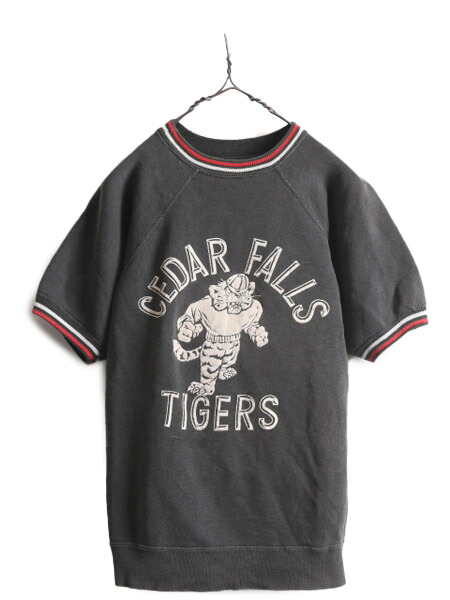 楽天市場】60s ☆ カラー フロッキー 3段 プリント 半袖 スウェット