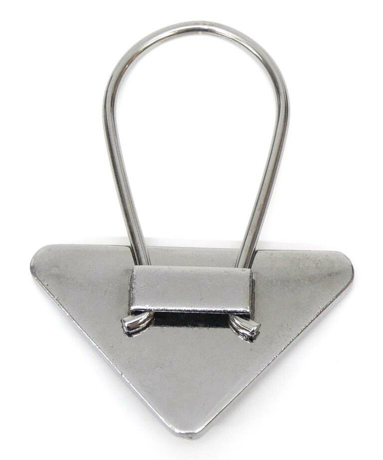 楽天市場】プラダ PRADA キーホルダー トライアングル キーリング