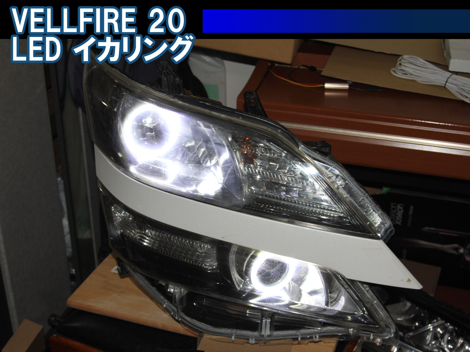楽天市場】ヴェルファイア 20系 前期 後期対応 SMD LEDイカリング デイ