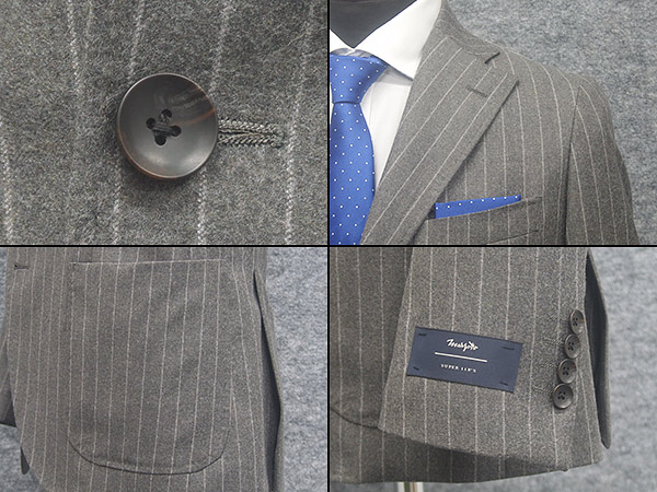 楽天市場】伊[MARZOTTO]クラシコテーパードスーツ 2タックパンツ