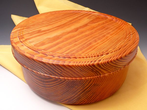 楽天市場】 宮島細工 肥松 木製 茶櫃 尺一 赤松無垢 木地 透ける美の器