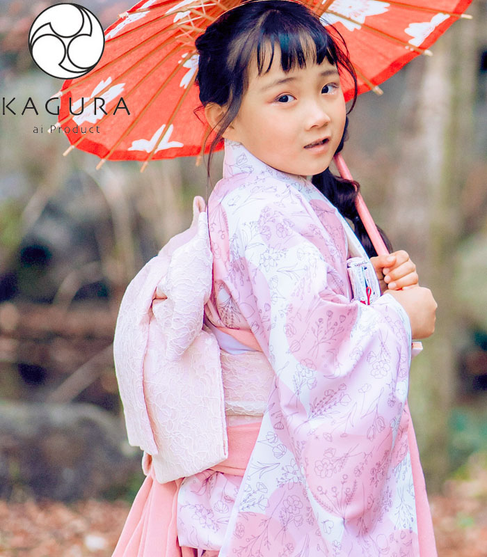 楽天市場】七五三 753 着物 7歳 女の子 着物フルセット KAGURA カグラ