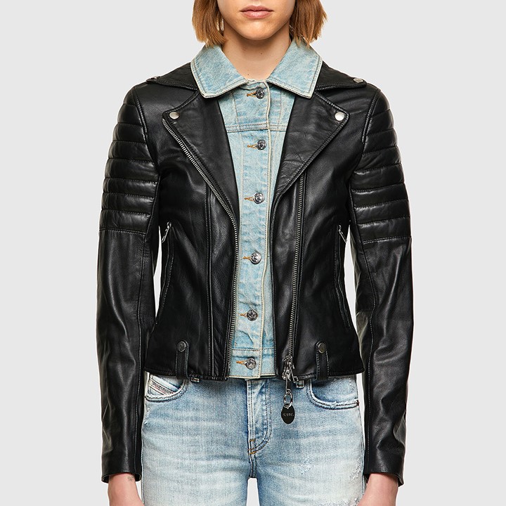 楽天市場】☆DIESEL ディーゼル レディース☆羊革 本革 デニム