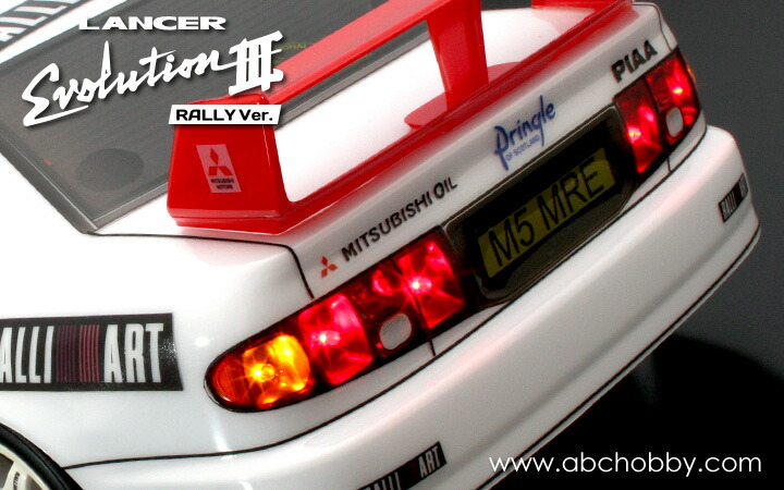 楽天市場】ABCホビー 三菱 ランサーエボリューションIII（ラリーVer