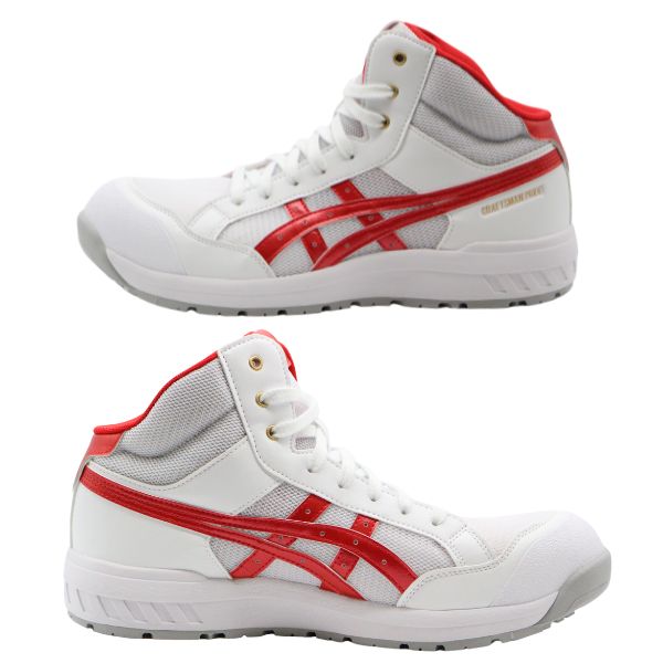 楽天市場】アシックス 安全靴 メンズ 靴 レッド ホワイト 白 作業靴 A
