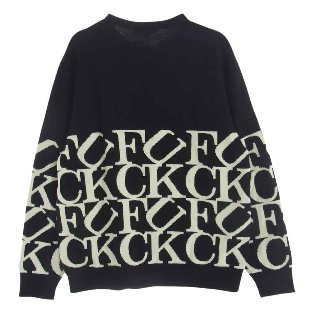 Supreme Fuck Sweater Black Mサイズ Supreme Fuck Sweater Black Mサイズ