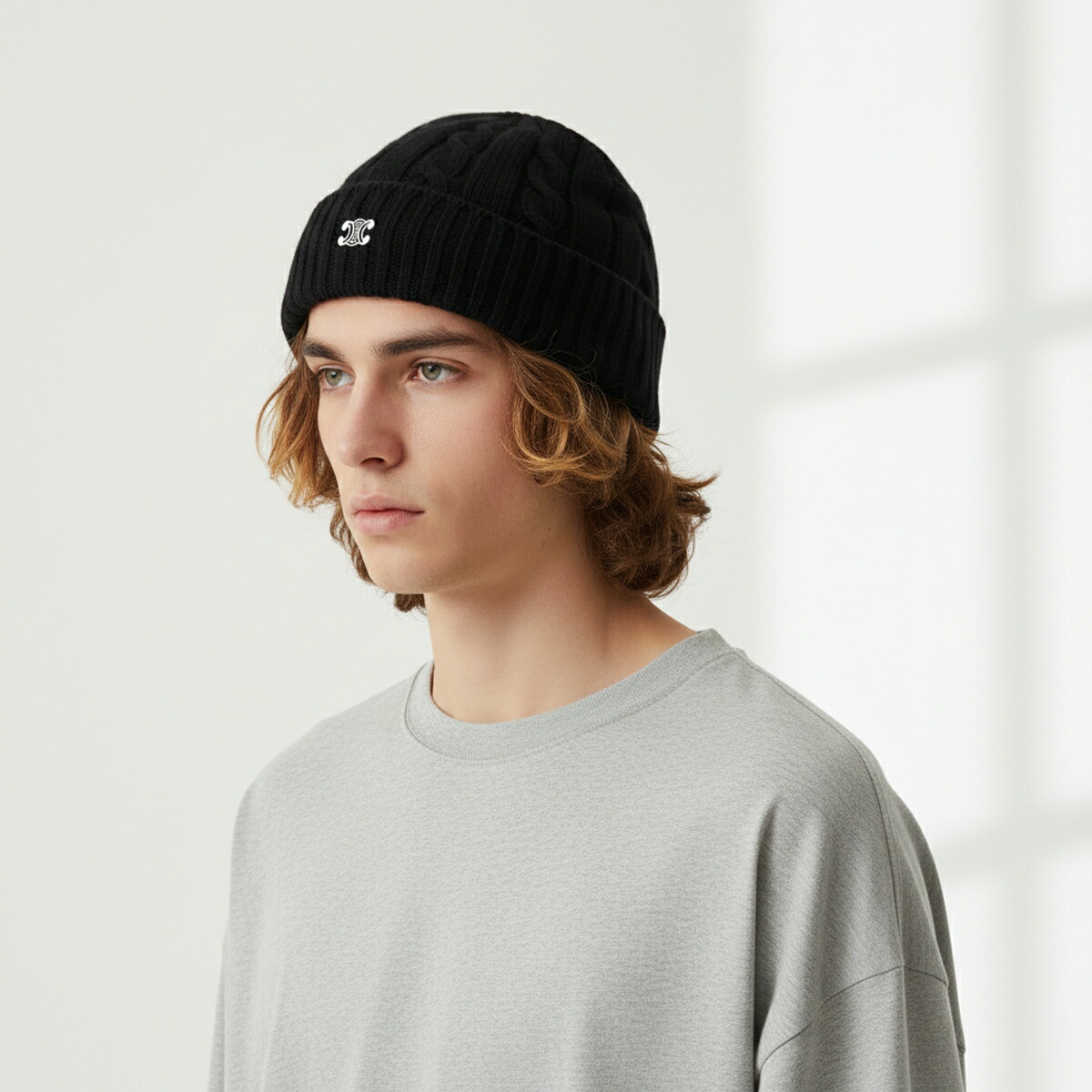 楽天市場】CELINE セリーヌ ニット帽 2AD5I362W.38NO 2AD5I362W.08GC