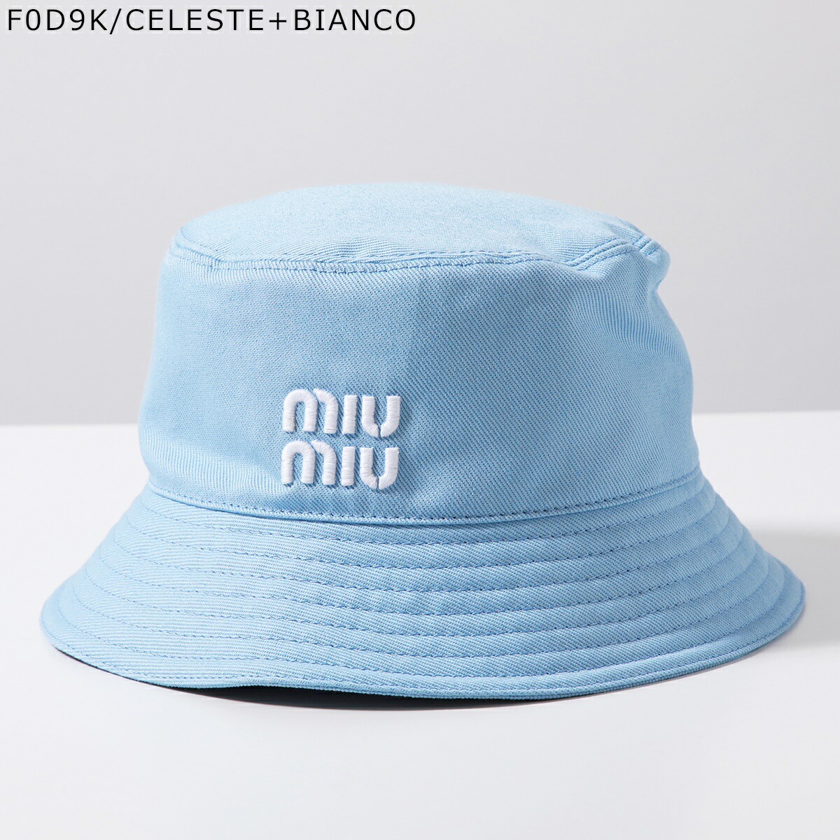 楽天市場】【カラー限定特価】MIUMIU ミュウミュウ バケットハット