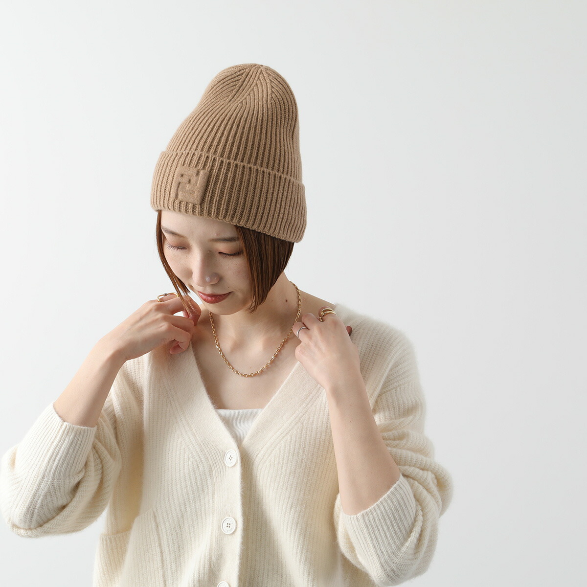 楽天市場】FENDI フェンディ ニット帽 FXQ939 ASG2 レディース ニット