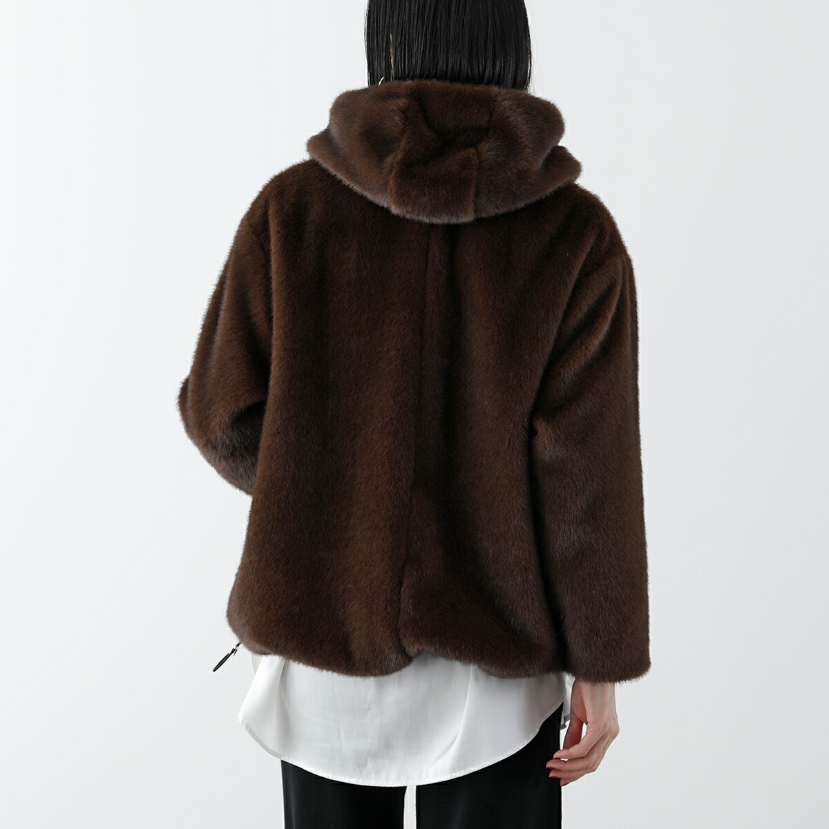 楽天市場】Eimee Law エイミーロウ ミンクライクファーフーディ 83932K