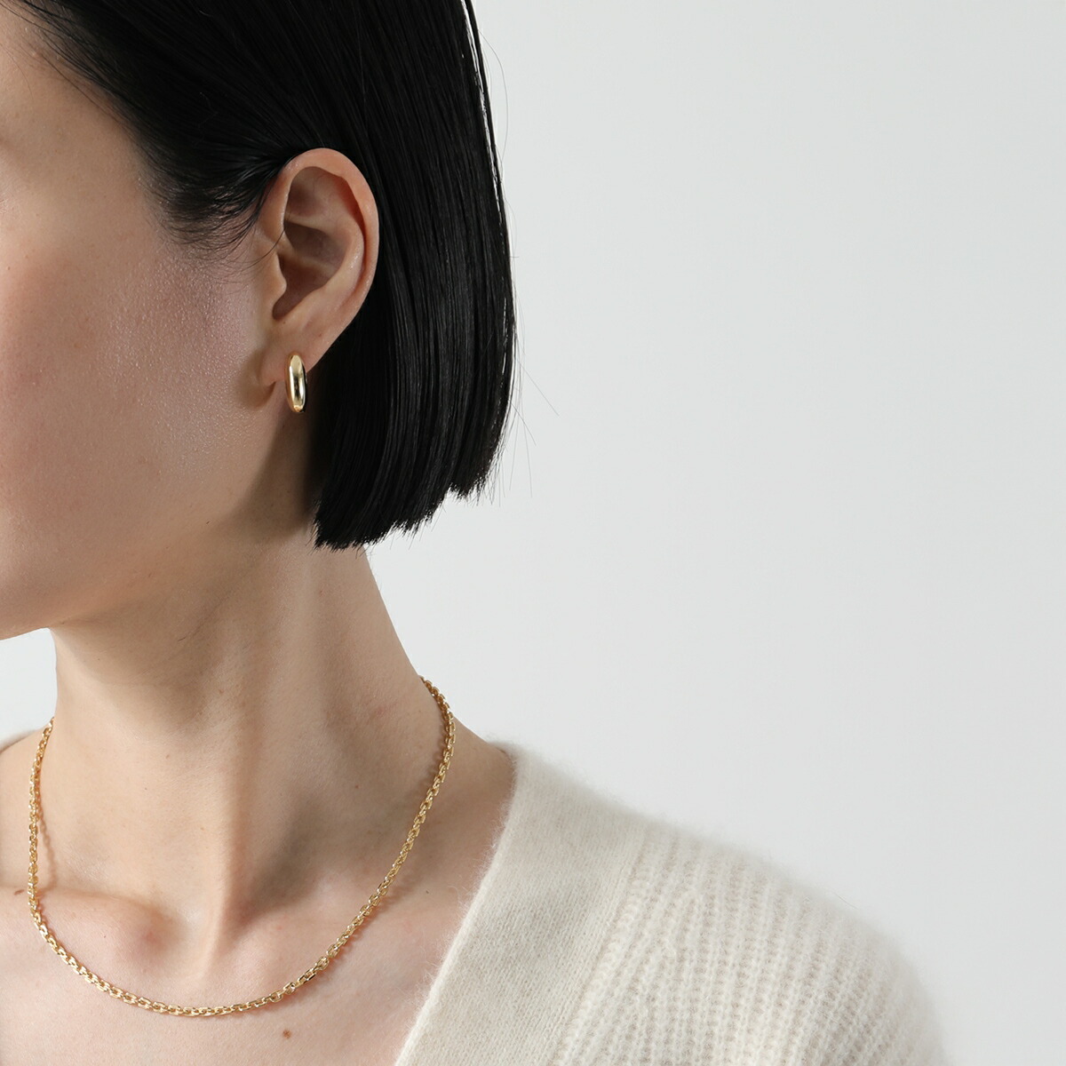 楽天市場】TOMWOOD トムウッド ピアス Pebble Hoops Small Gold ぺブル