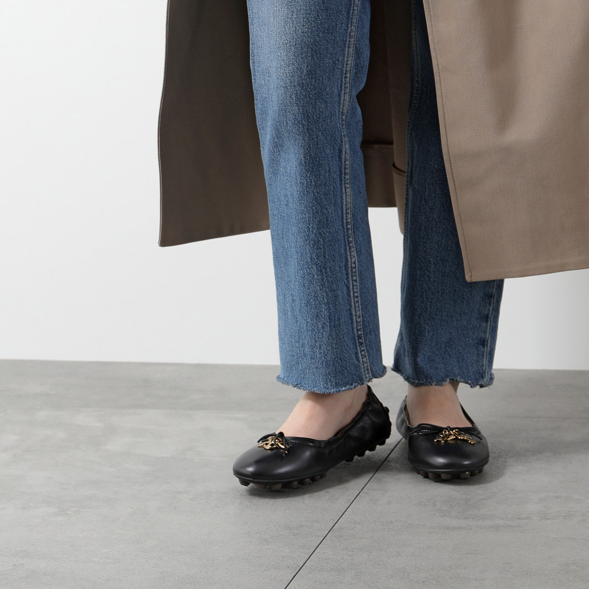 楽天市場】TODS トッズ バレエシューズ GOMMINI ゴンミーニ