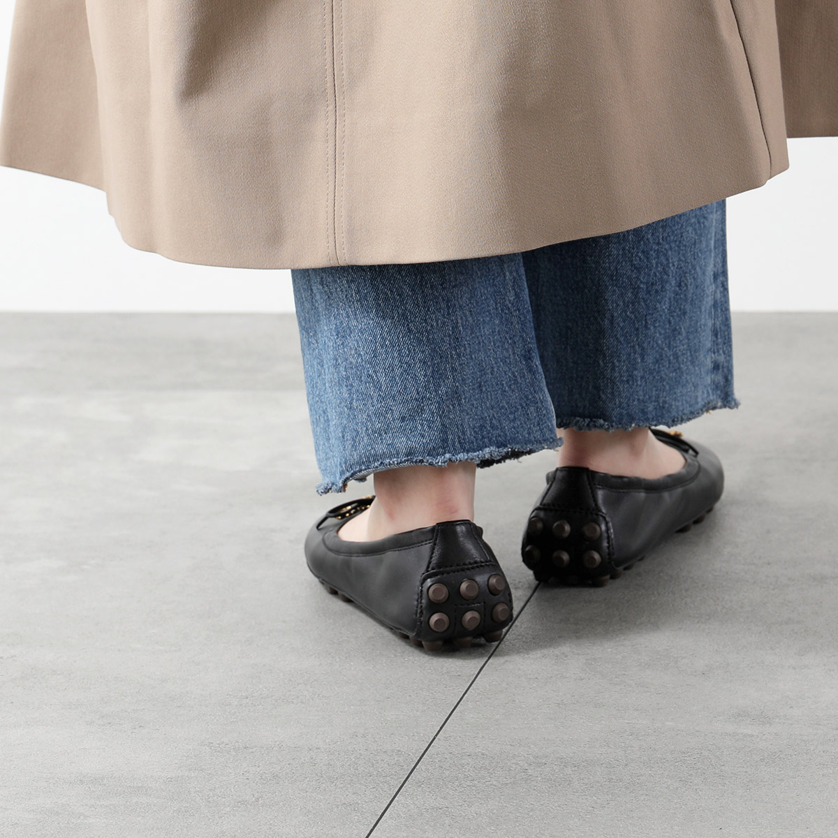 楽天市場】TODS トッズ バレエシューズ GOMMINI ゴンミーニ