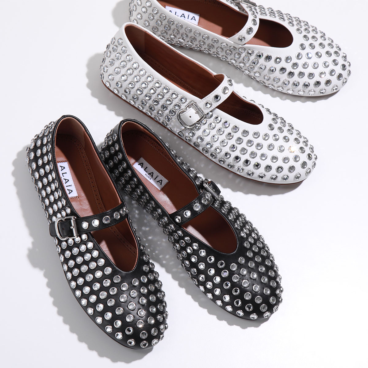 楽天市場】ALAIA アライア バレエシューズ BALLERINA STRAP