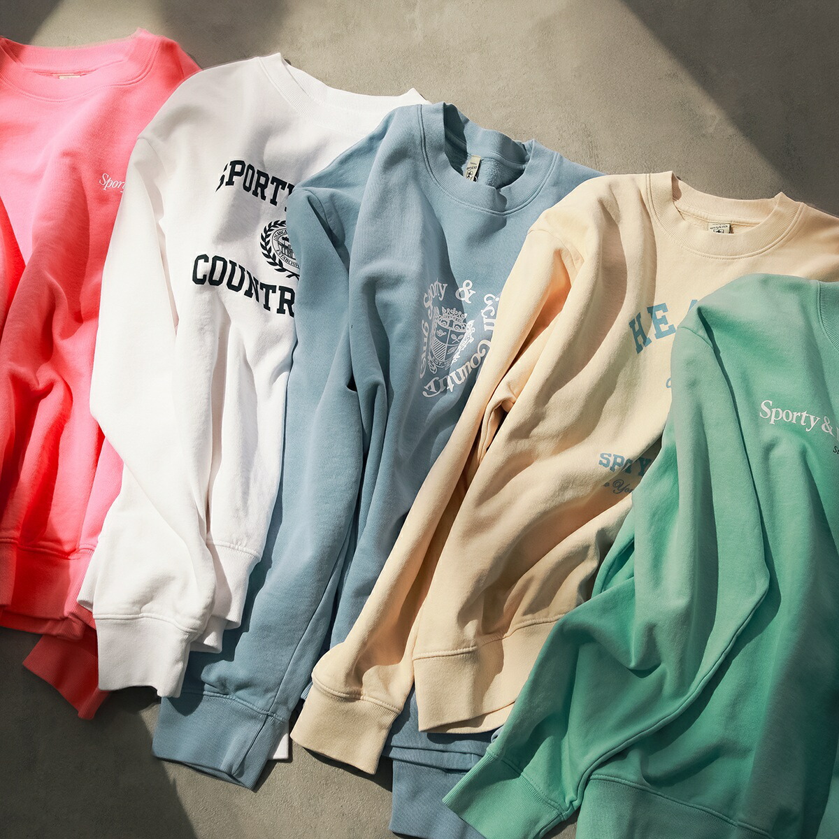 楽天市場】SPORTY＆RICH スポーティアンドリッチ トレーナー QZ871