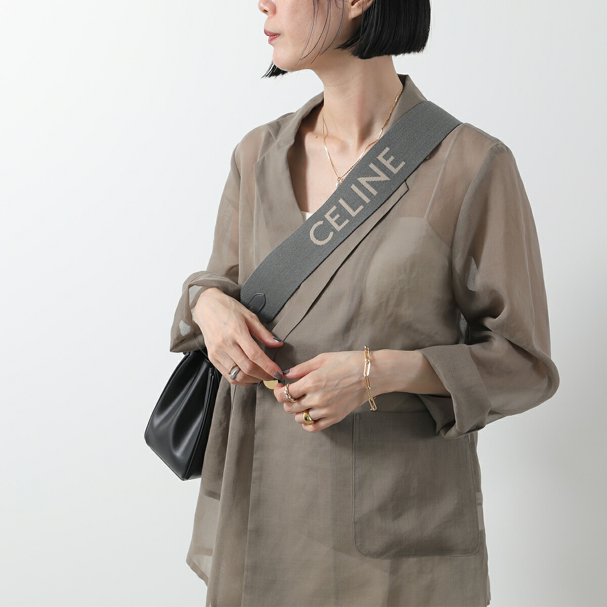 楽天市場】CELINE セリーヌ ショルダーベルト Short Strap ショート