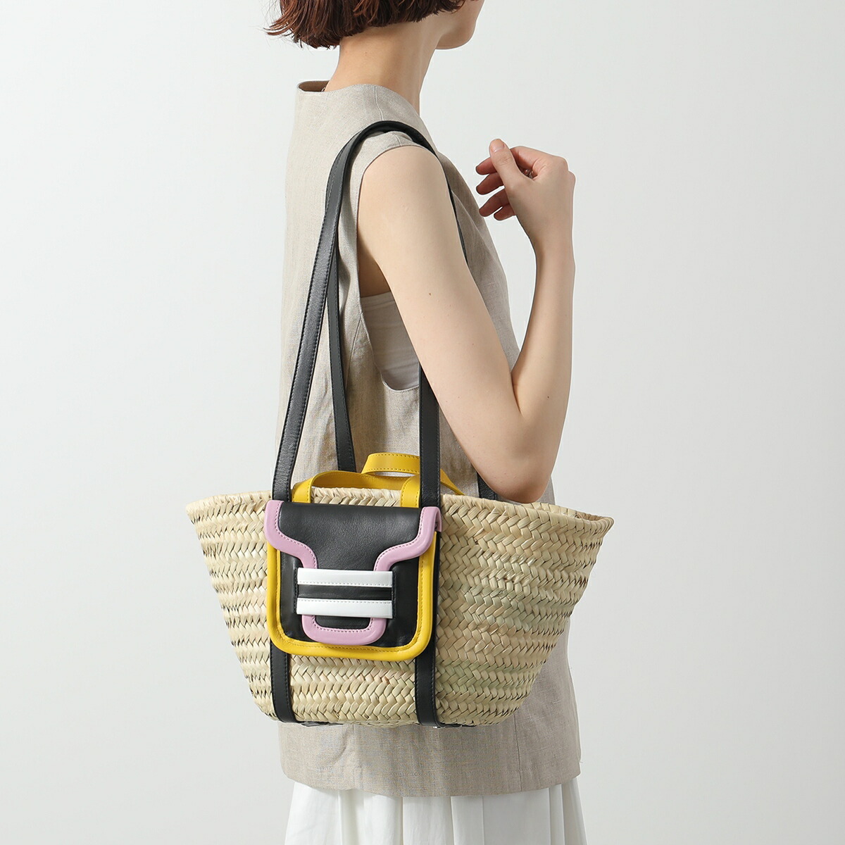 楽天市場】PIERRE HARDY ピエールアルディ かごバッグ ALPHA アルファ