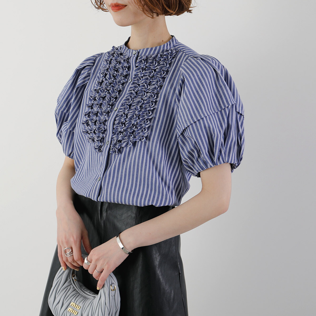 楽天市場】MARILYN MOON マリリンムーン ブラウス modern tuck frill