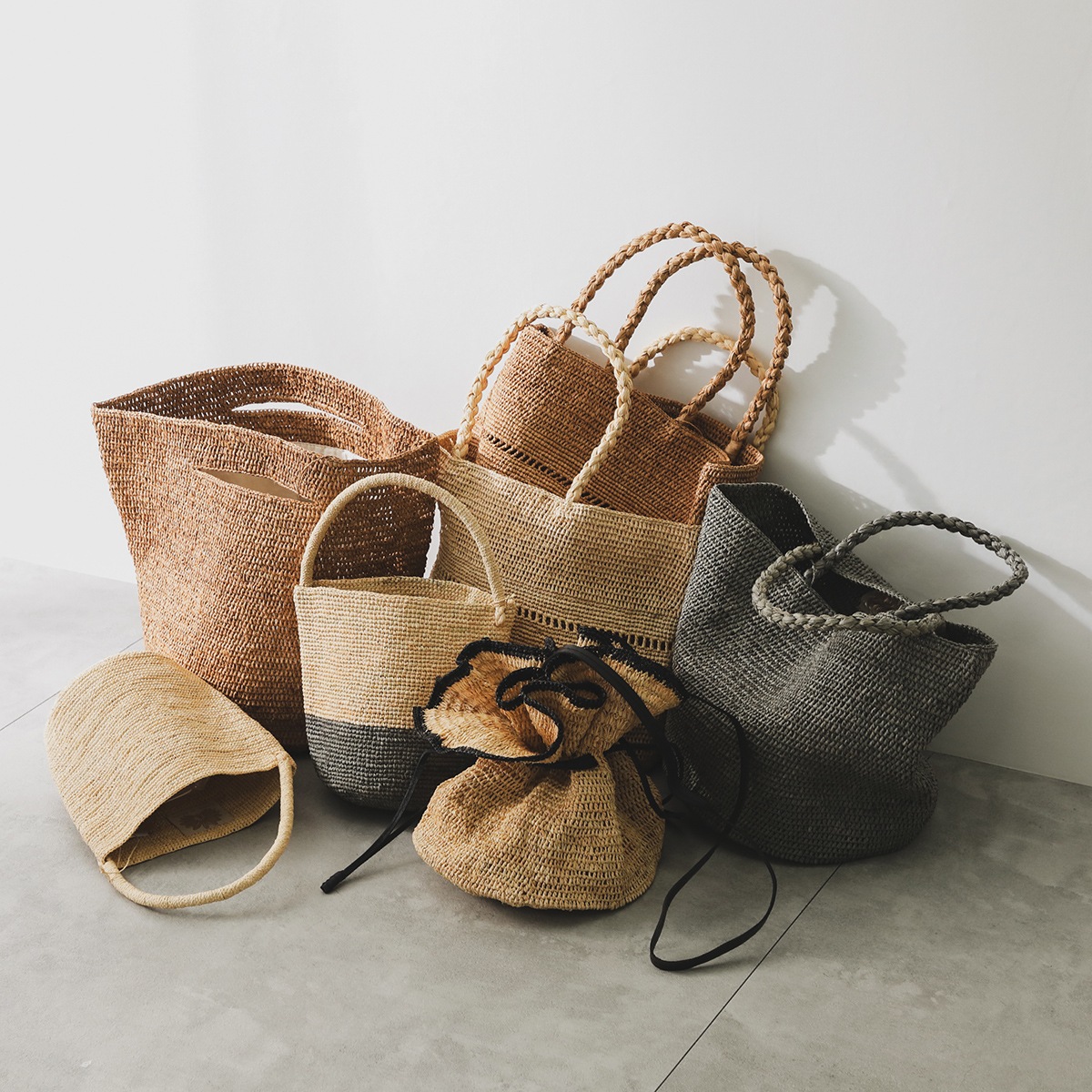 楽天市場】MADE IN MADA メイドインマダ かごバッグ KOKO BAG ココ