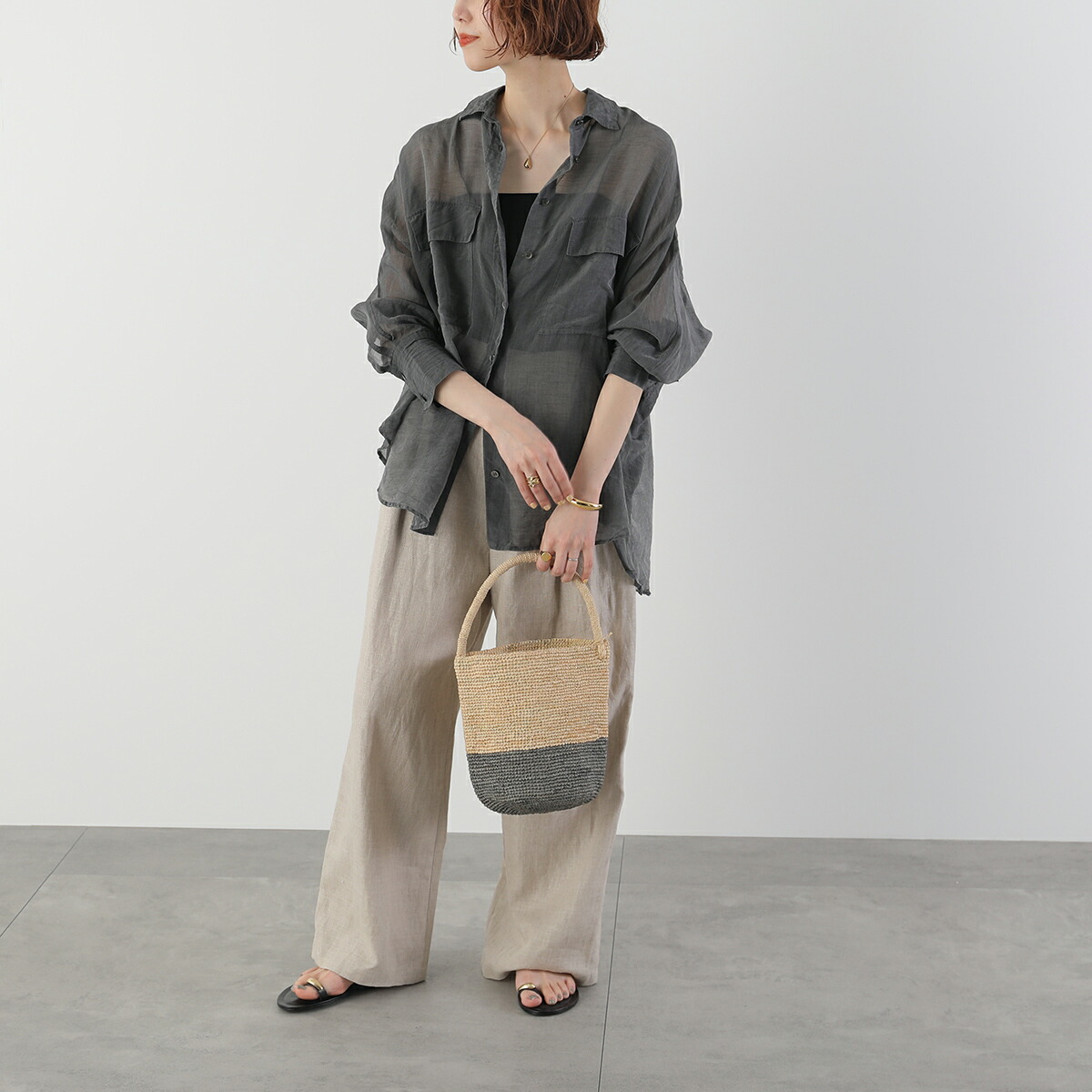 楽天市場】MADE IN MADA メイドインマダ かごバッグ NAIVO BAG