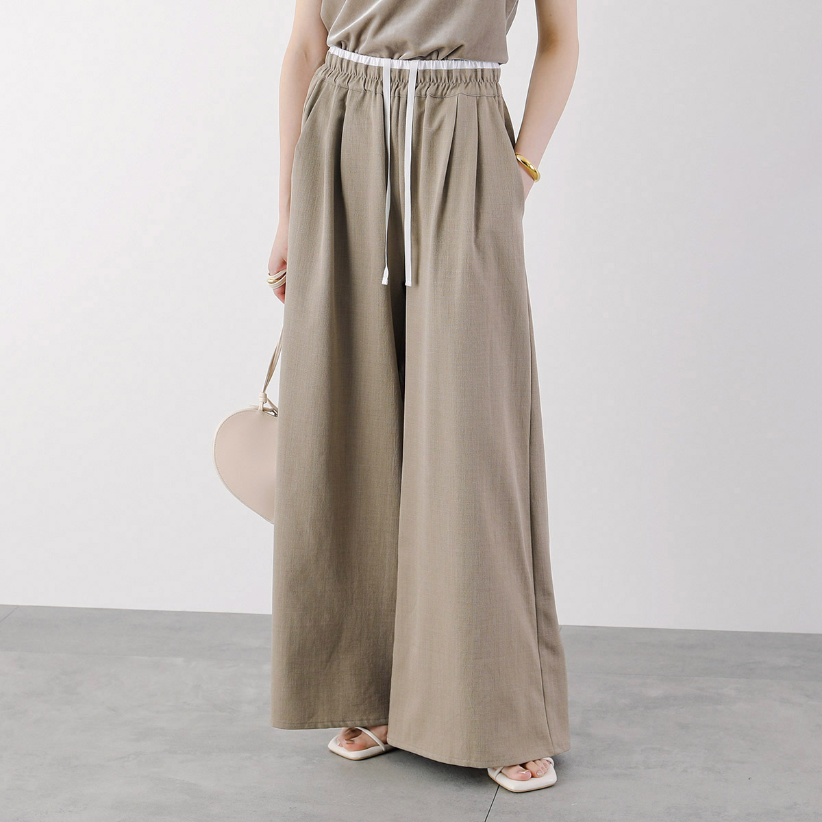 楽天市場】MONiLE モニーレ ワイドパンツ 002749 レディース ダブル