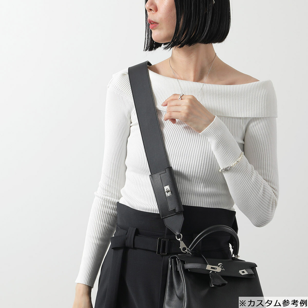 楽天市場】HERMES エルメス ショルダーベルト バンドリエール ケリー