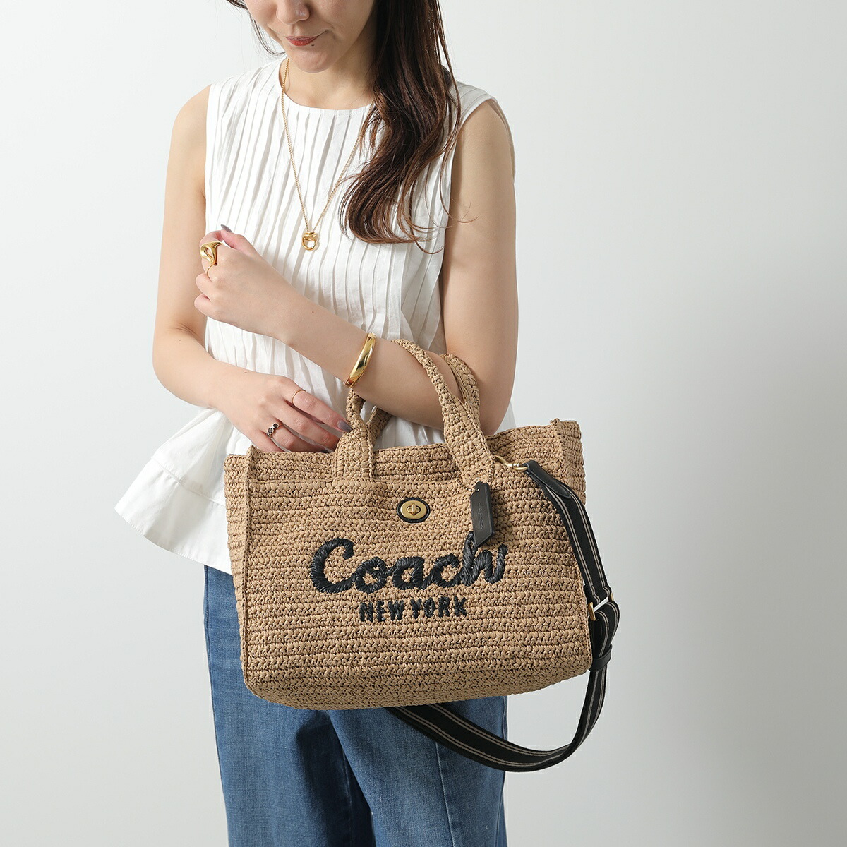 楽天市場】COACH コーチ かごバッグ Cargo Tote カーゴ トート CAM71