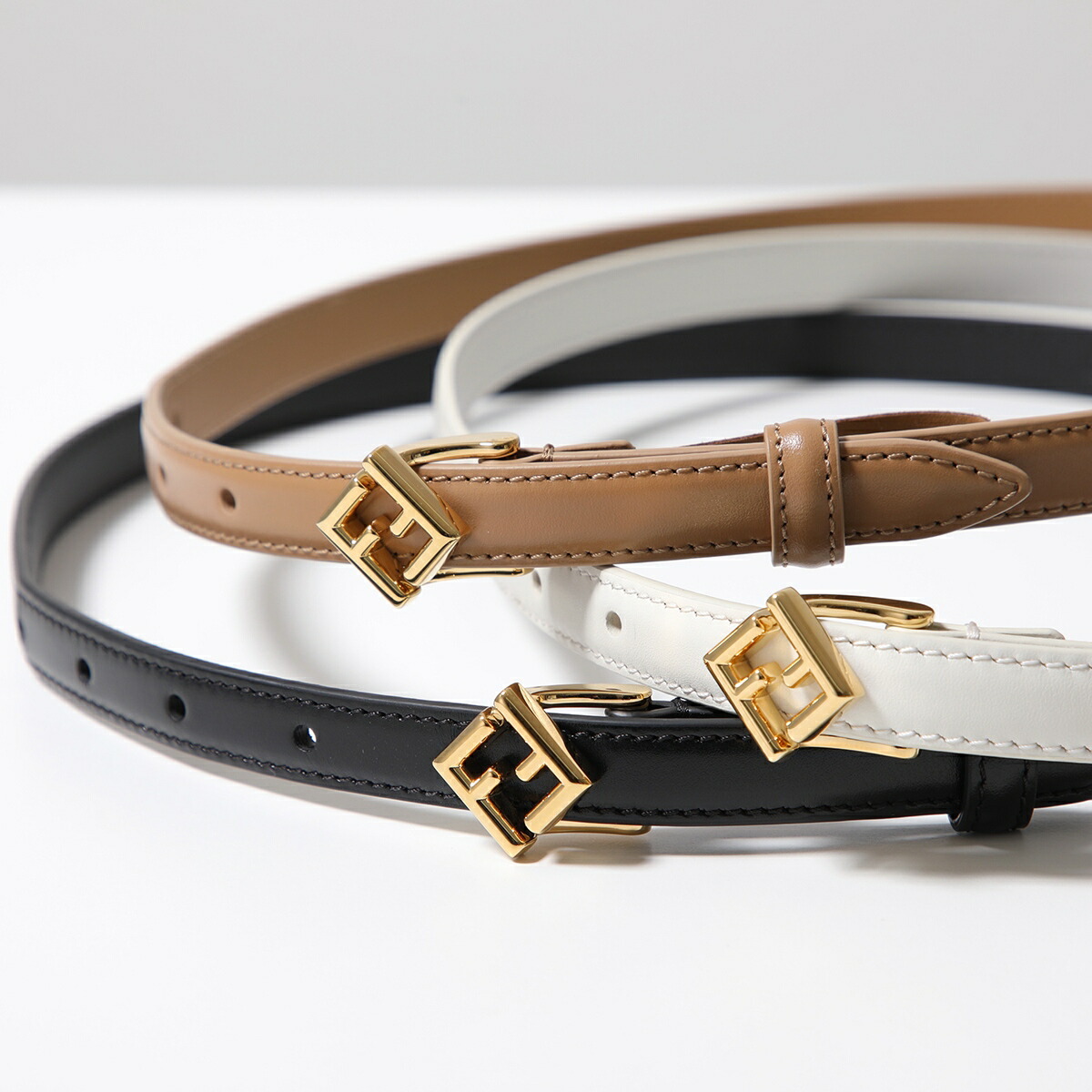 楽天市場】FENDI フェンディ ベルト FFダイヤモンド 1.5CM 8C0742 ANSS