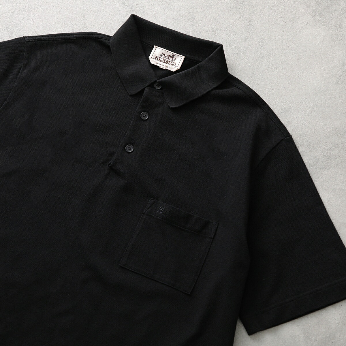楽天市場】HERMES エルメス ポロシャツ Broderie H 「H」刺繍