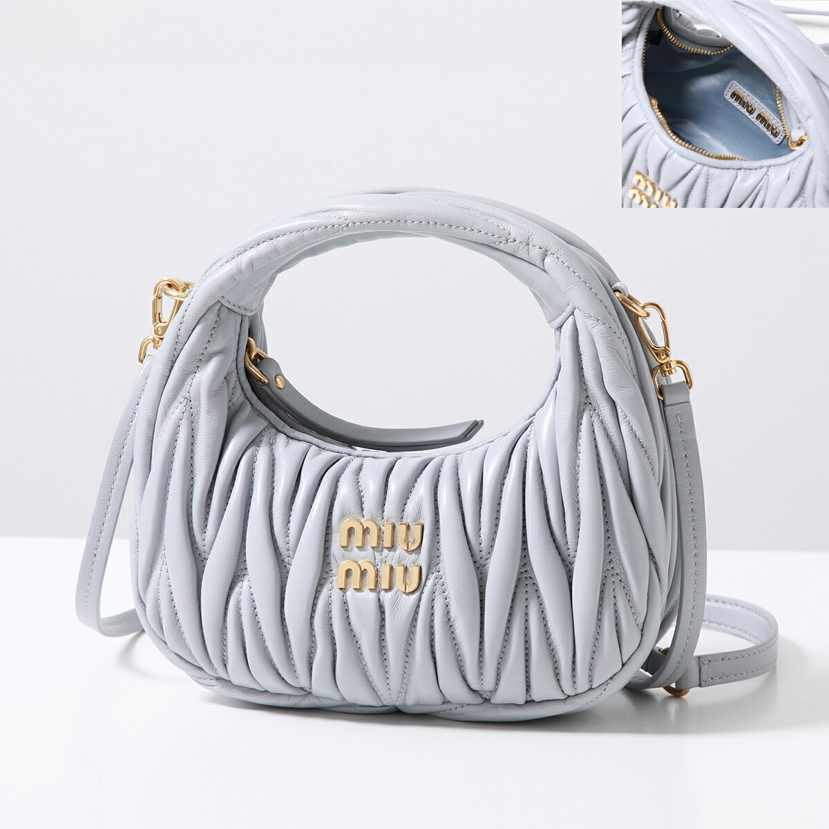 楽天市場】MIUMIU ミュウミュウ ショルダーバッグ ワンダー MATELASSE