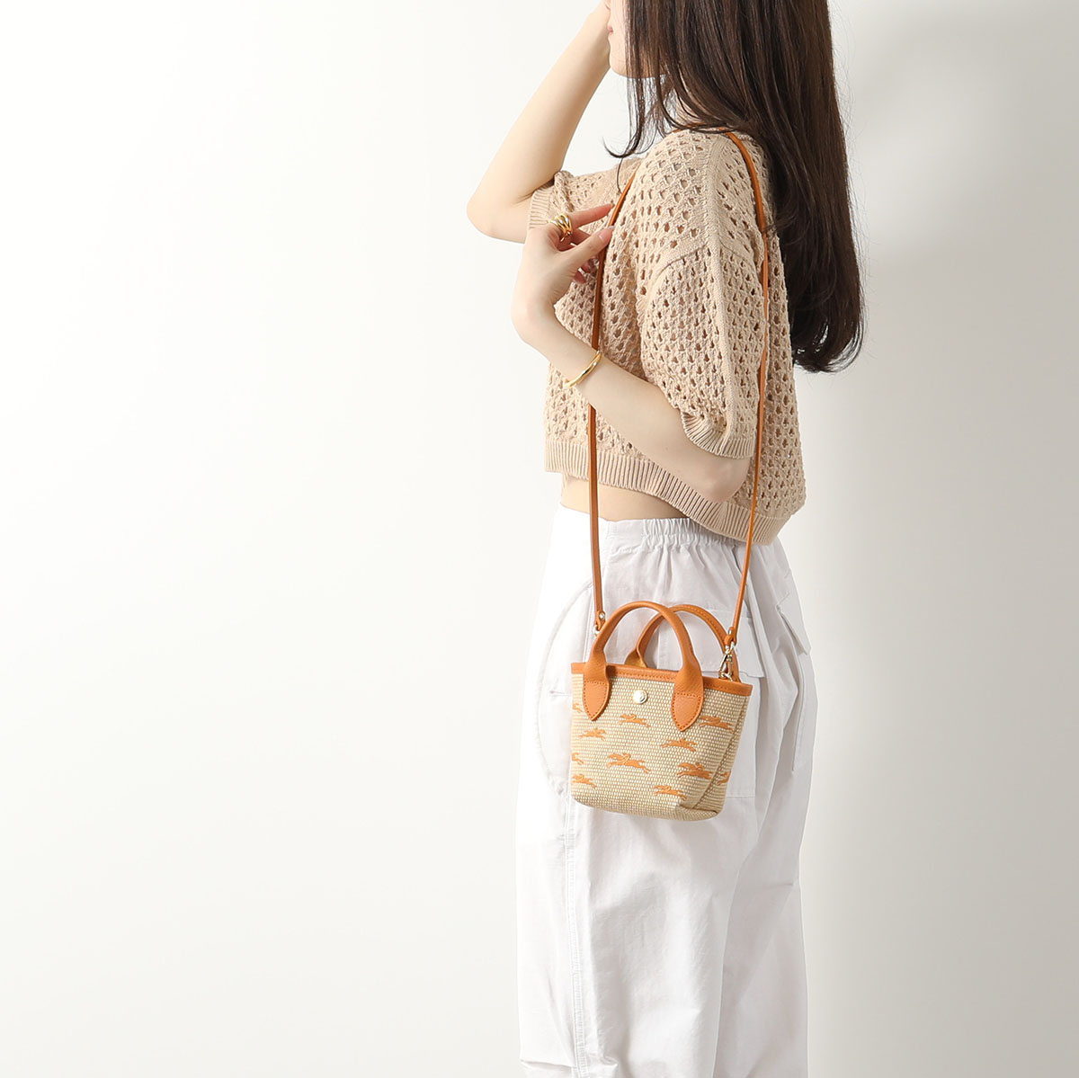 楽天市場】Longchamp ロンシャン かごバッグ LE PANIER PLIAGE XS ル